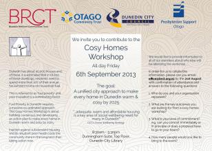 Cosy Homes Workshop Invite